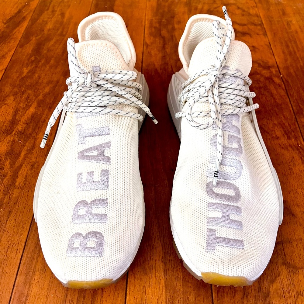 Adidas NMD Hu Trail Excellent Condition Crème Shoes